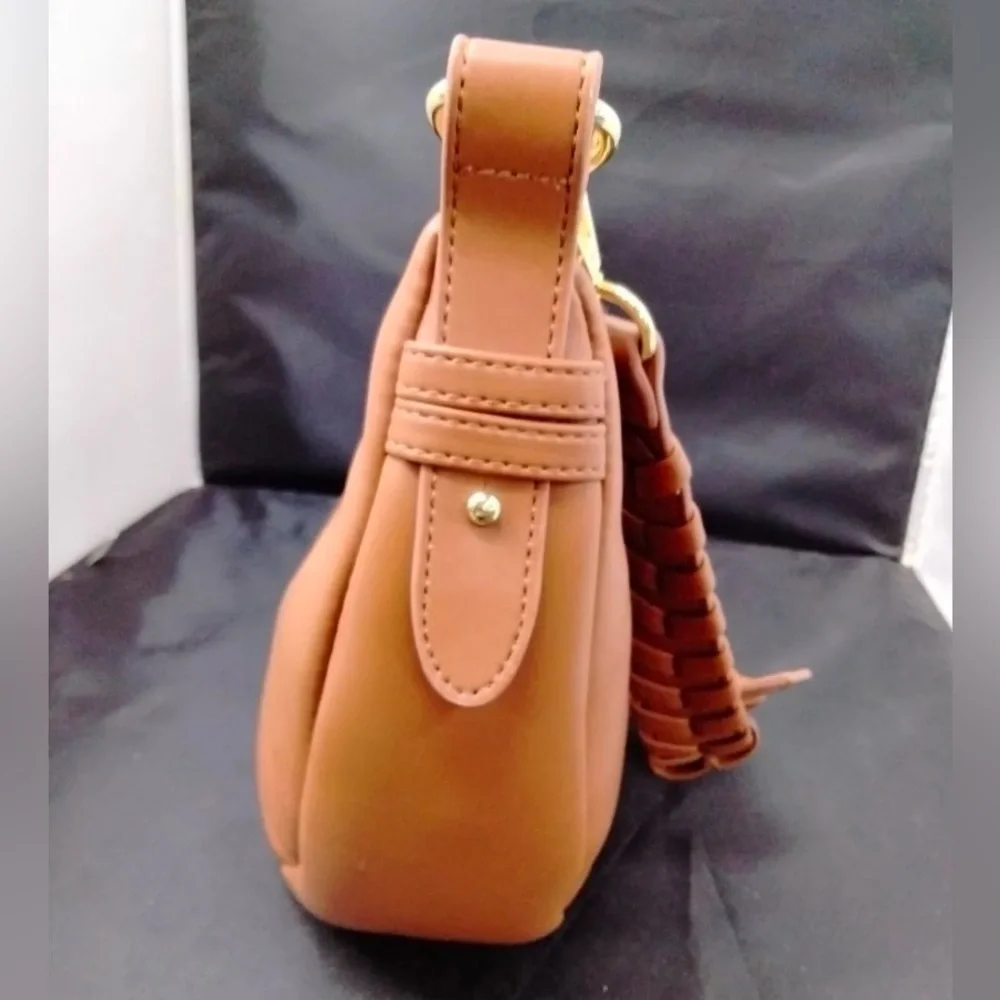 Jules Kae NWT Rare Zola Vegan Leather Bag in Cognac - sold out online!!! - Picture 5 of 13
